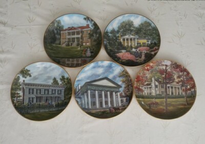 5 John Allen Maxwell, Gorham China Plates