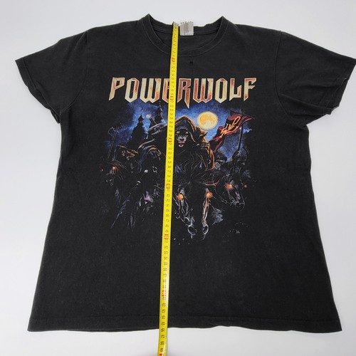 Powerwolf Wolfsnächte 2015 T shirt Tour Shirt L - Picture 4 of 8