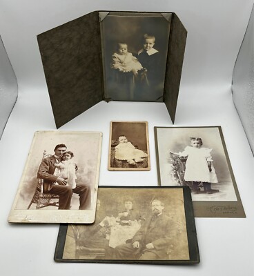 Antique Set Studio CABINET CARDS Ohio - Canton - Lima - Columbiana - Akron