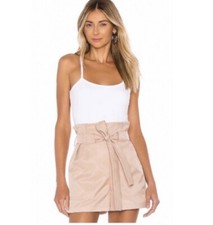ATM Square Neck Bodysuit in White. NWT. Size Large. Retail- 200.