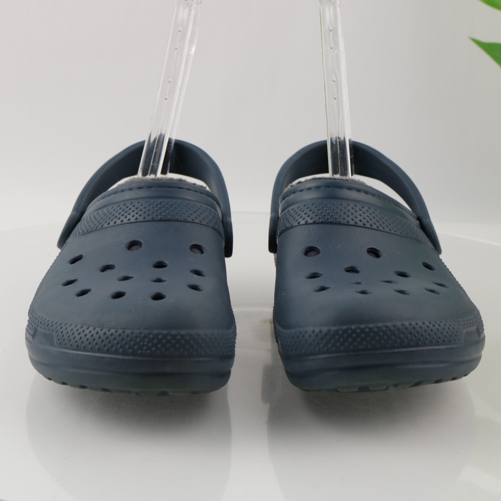fuzzy tan crocs
