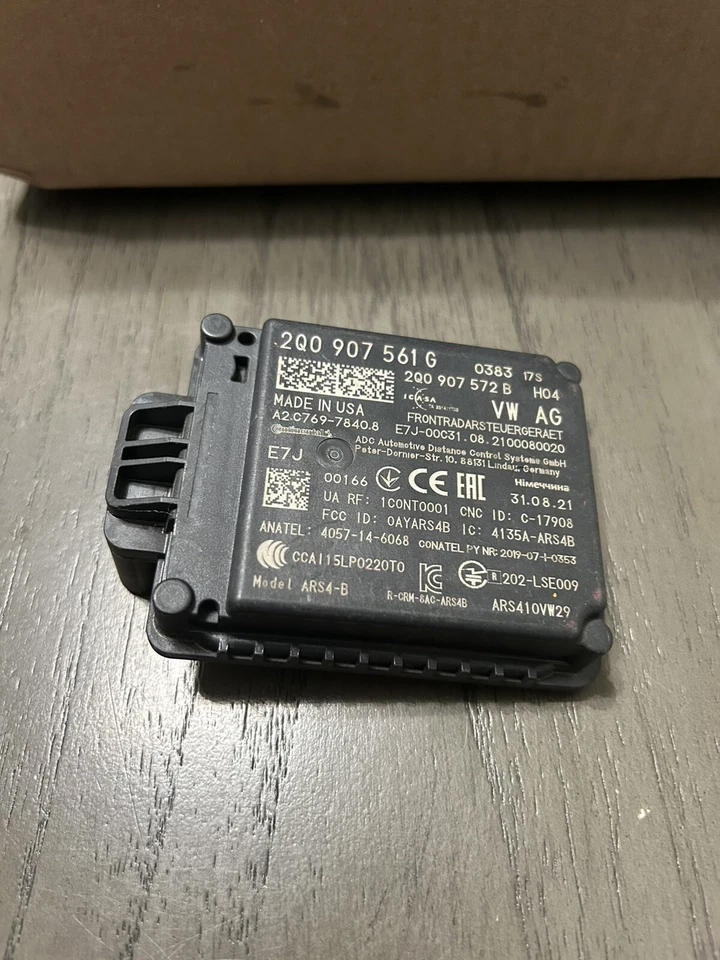 Volkswagen Atlas Arteon Taos Tiguan 2021 2022 sensor de crucero 2Q0907561G OEM Foto 2 de 4