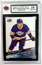 2020-21 Upper Deck #701 Arthur Kaliyev YG RC | KSA GRADED GEM MINT 10