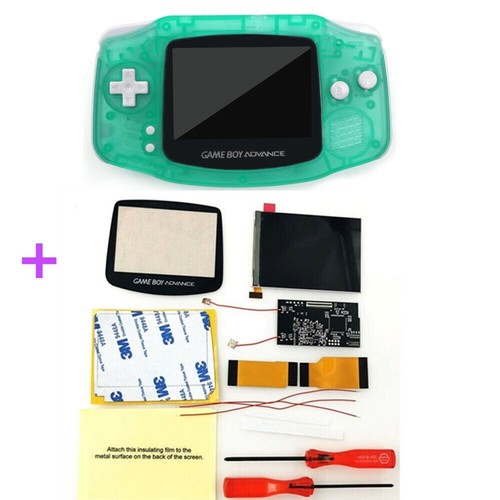 2 In 1 Touch Version V2 IPS Backlight LCD Backlit Mod For GBA With Colorful Lens - Picture 27 of 30