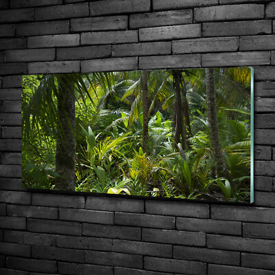 Wandbild aus Plexiglas  Druck auf Acryl 100x50 Blumen & Pflanzen Tropischer Wald