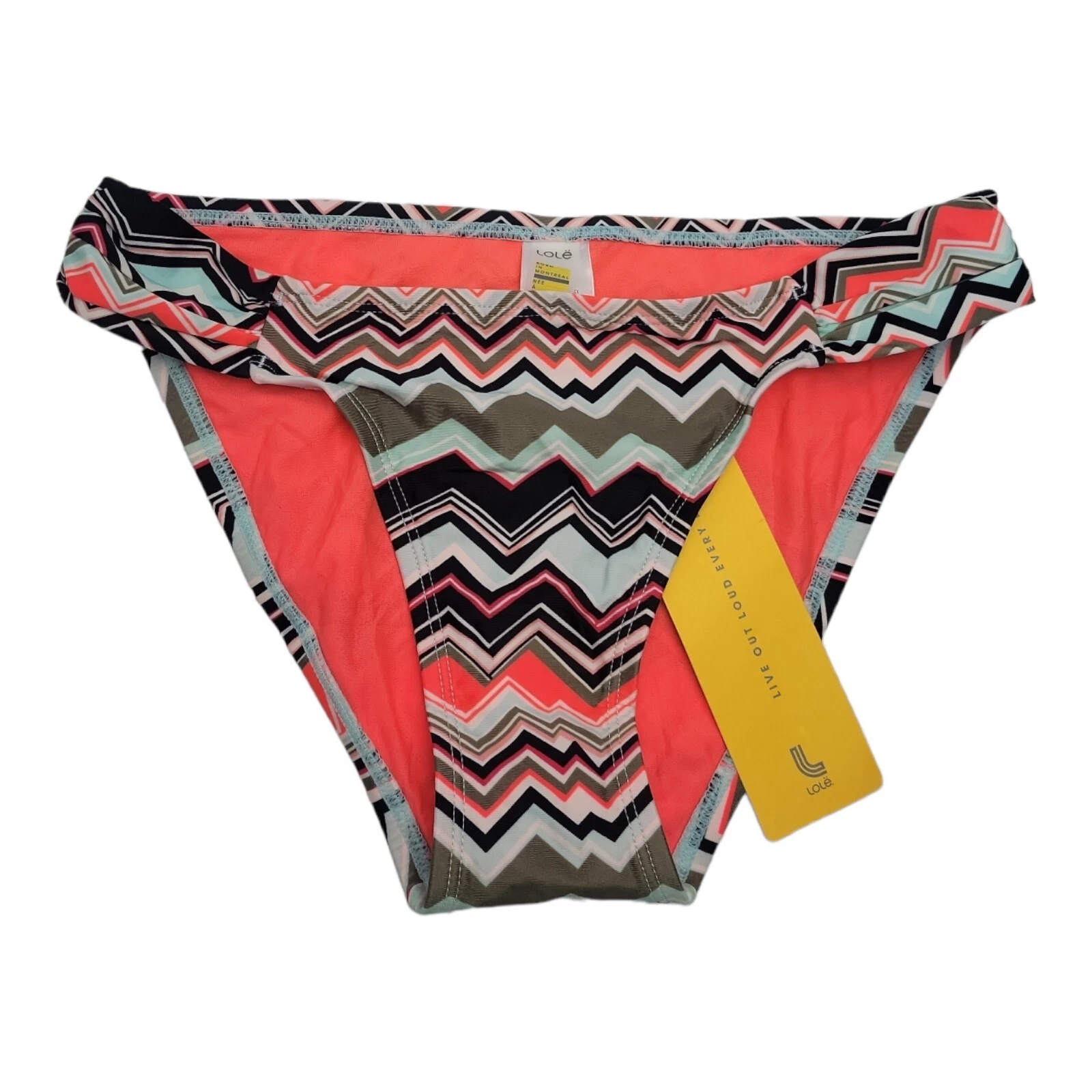 lole bikini swim rio chevron nwt 