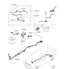 Câble de batterie à la terre LR RANGE ROVER VELAR L560 LR095091 NEUF ORIGINAL
