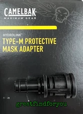 NEW ! USGI MILITARY SURPLUS CAMELBAK HYDROLINK TYPE-M PROTECTIVE MASK ADAPTER