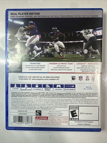 Madden NFL 19 (PlayStation 4, 2018) - Bild 2 von 4