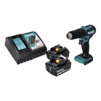Makita Dhp 483 Rt Akku Schlagbohrschrauber 18 V 40 Nm + 2X Akku 5,0 Ah + Lader