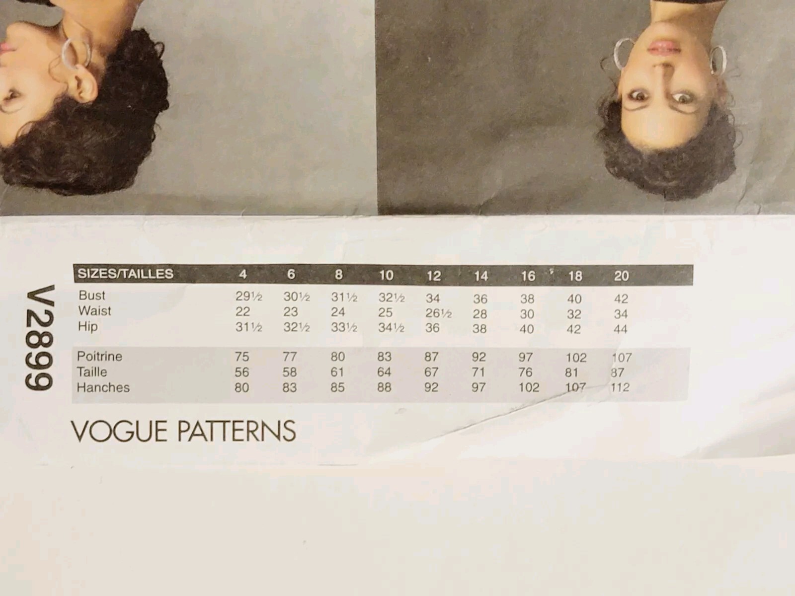 Lot 2 Vogue Paris Original Guy Laroche 2899-Cocktail Dress & 1047-Evening Dress 