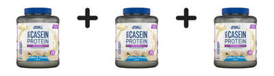 3 x Applied Nutrition 100% Casein Protein (1800g) Vanilla Cream (37,04 EUR/kg)