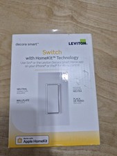 Leviton DH15S Decora Smart Wi-Fi Switch Apple HomeKit Siri Decorator White