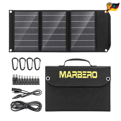 Solarpanel 30W Faltbar MARBERO QC3 USB Type-C DC Ausgang 16