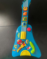 Vintage 1998 TYCO Sesame Street Rock And Roll Toy Guitar- tested works