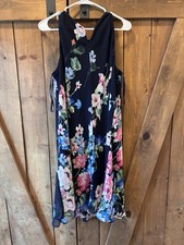 Ralph Lauren Women's Floral Sleeveless Dress Size 16