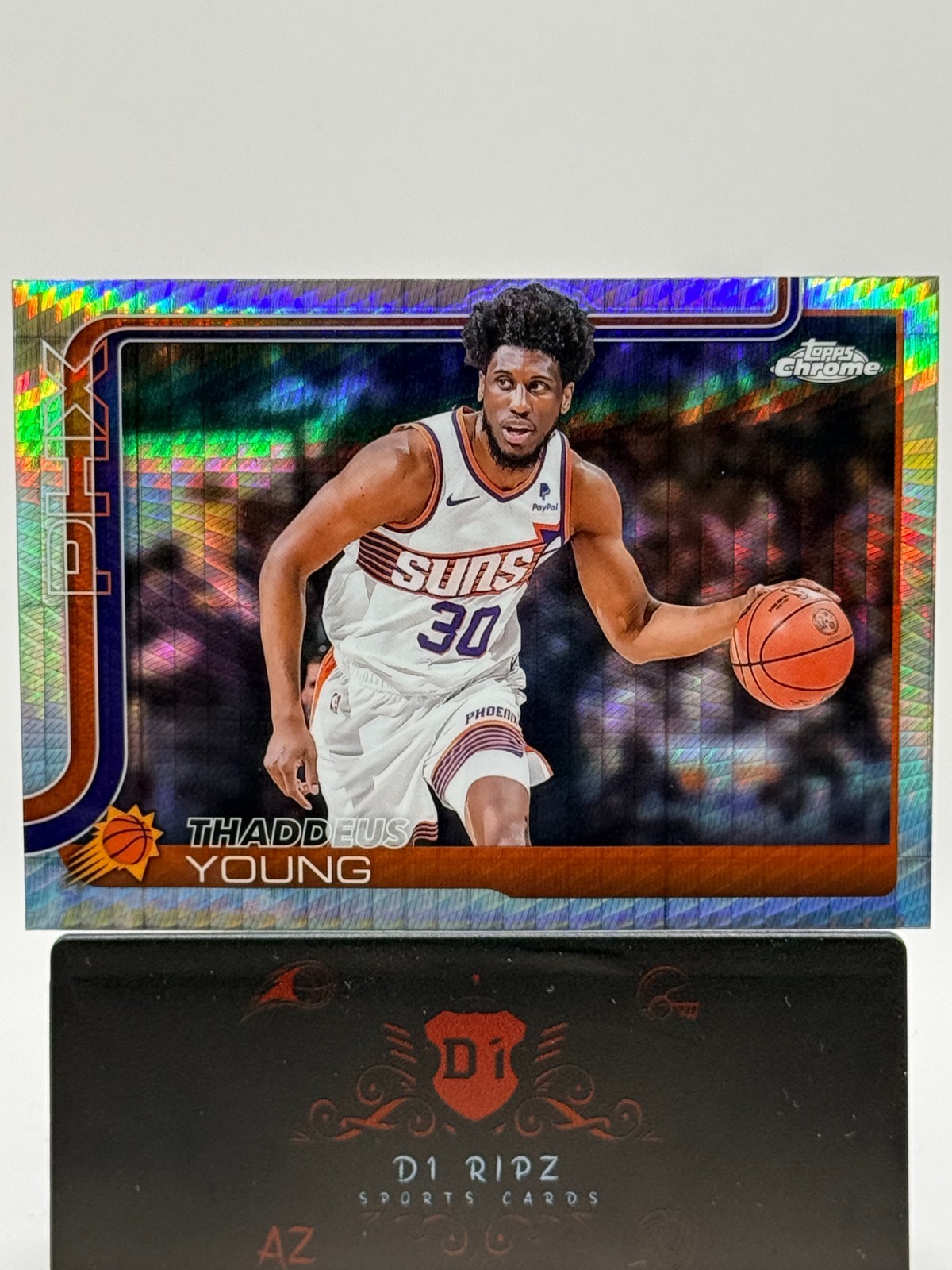 2025-26 Topps Chrome Prism Refractor Thaddeus Young #135