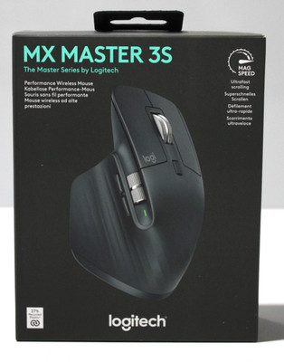 Logitech MX Master 3S Maus Kabellos Bluetooth Graphite Performance Mouse NEU