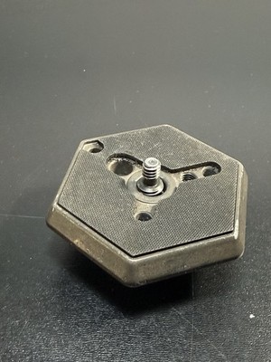 Hexagon Quick Release Plate for Tripod Camera, manfrotto bogen Black