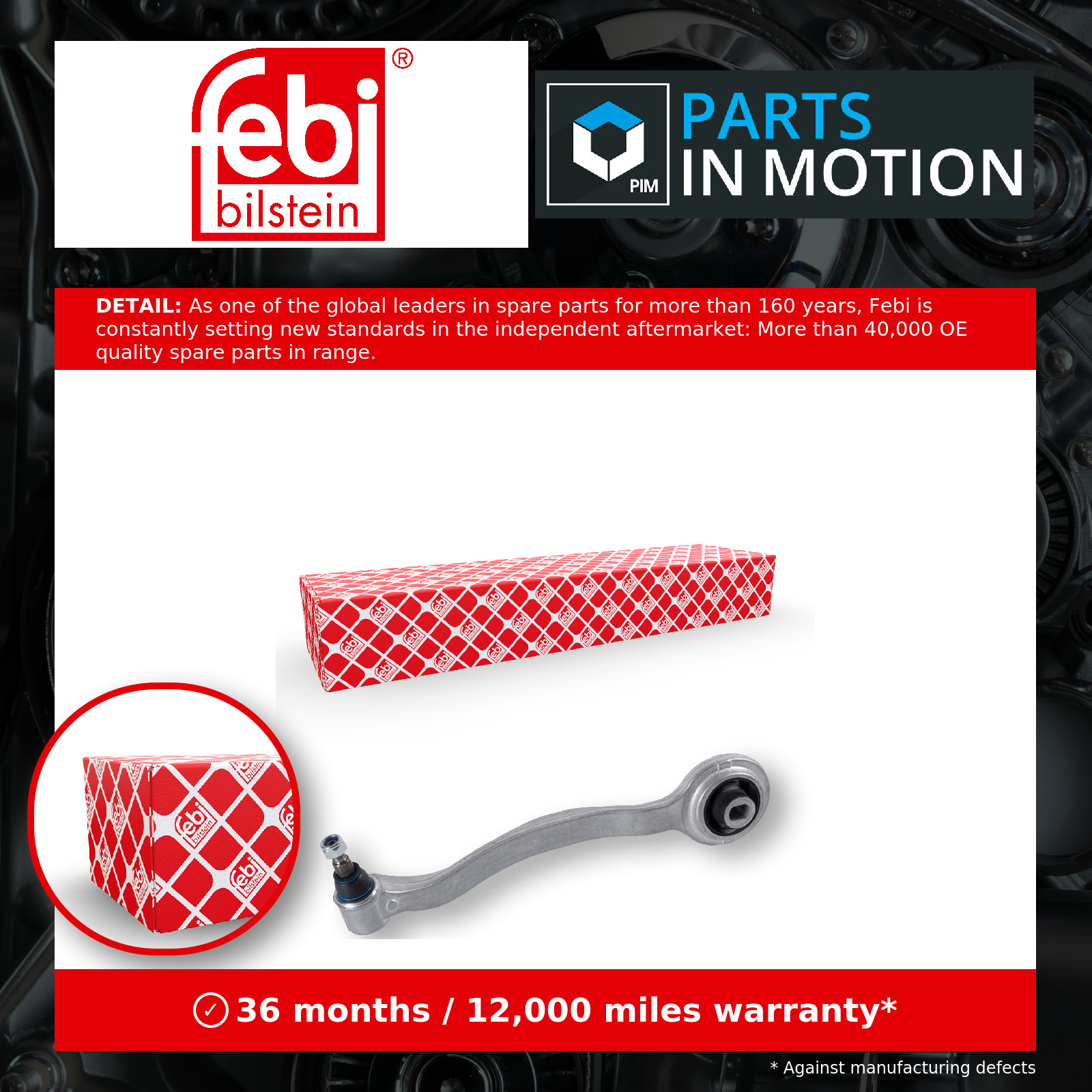 Febi Bilstein 23216 Front Left Wheel Suspension Control Arm Fits Mercedes-Benz - Image 15