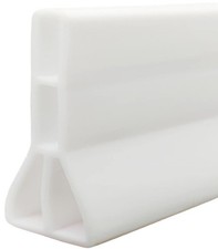 3" High Shower Water Splash Guard 67 Inch Collapsible Shower Threshold Water ...