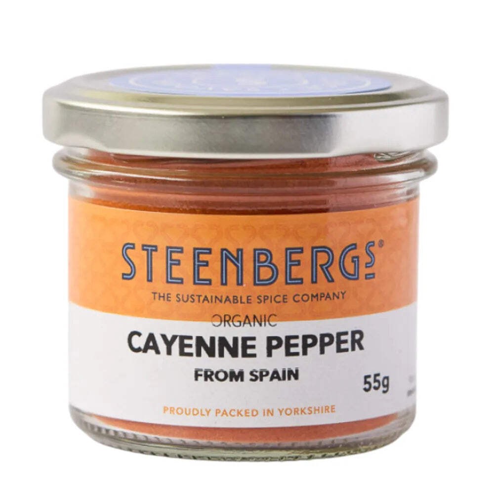 Steenbergs Organic Cayenne Pepper 55g Premium Spice