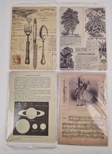 Lot de 120 Feuilles Papier Rétro Série Inspiration 14 x 20 cm pour Scrapbooking