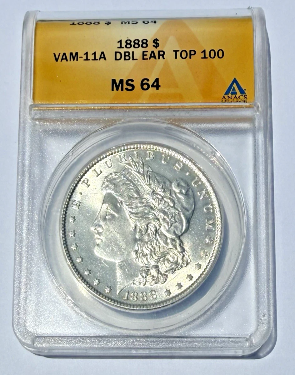 MS 64 Graded 1888 Year Morgan US Dollars (1878-1921) for sale | eBay