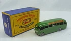 Moko Lesney Matchbox Toys MB21B Long Distance Coach DARK GREEN with GPW