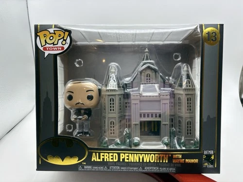 Funko Pop! Town Batman 80 Years #13 Alfred Pennyworth W/ Wayne Manor NEW
