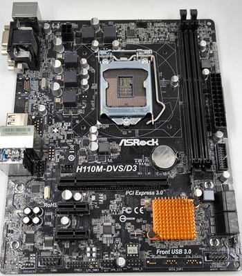 ASRock H110m-dvs/D3 Motherboard - für Teile