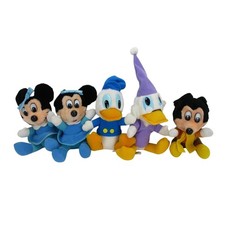 Vintage Disney Mickey's Christmas Carol Plush Stuffed Toys 1984 lot of 5