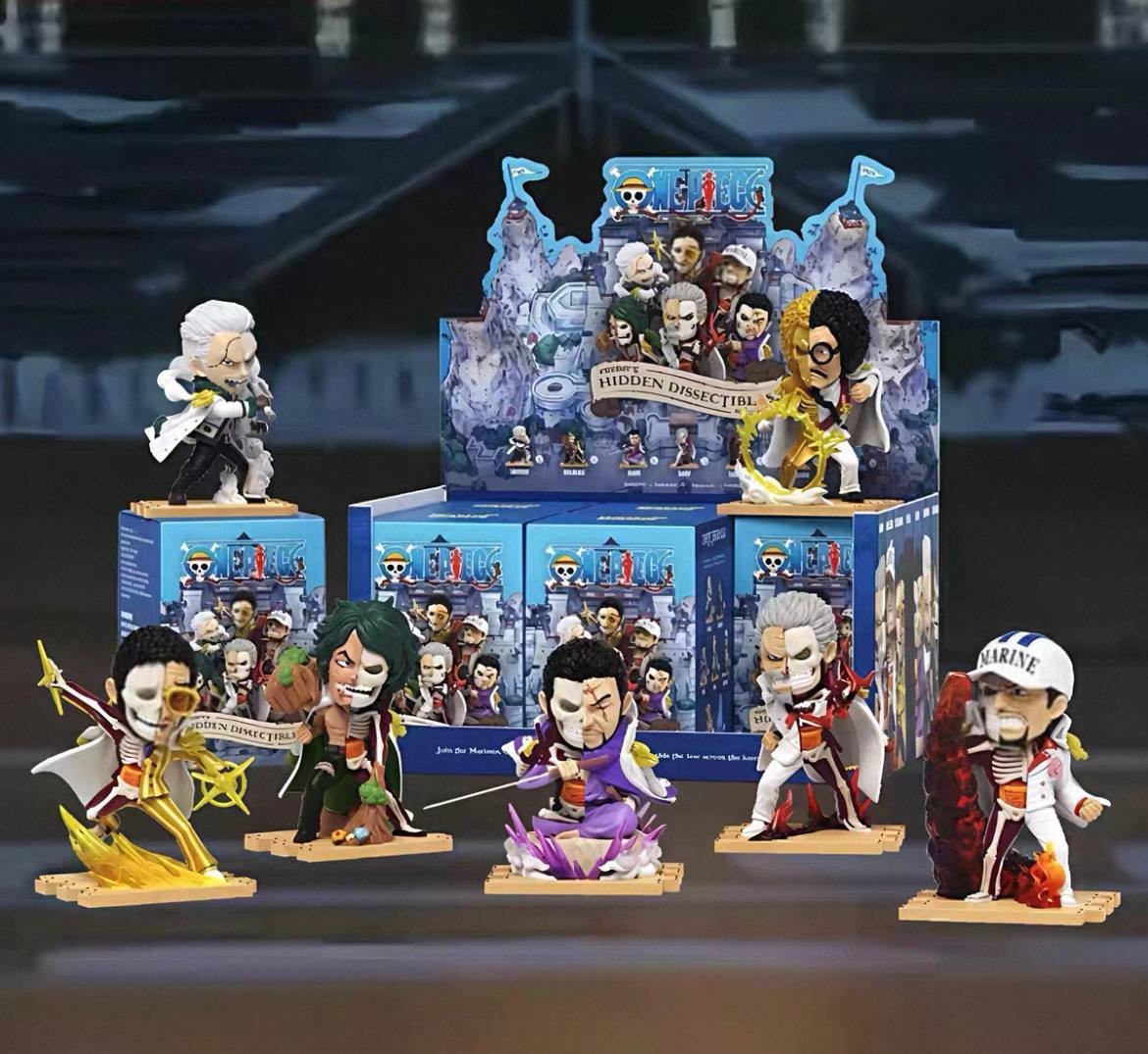 One Piece Mighty Jaxx Marines Hidden Dissectibles 6 Basics +