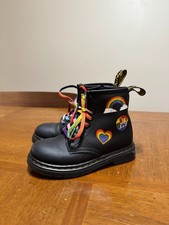 Doc Marten Rainbow Boots - Girls Size - CUTE