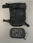Harley Davidson Audio Music Player & Tactical Drop Leg Bag Hiking Waist Pack Lot