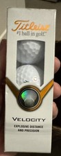 Titleist Velocity Golf Balls Sleeve 3 Pack NEW Innovative Electric Branded