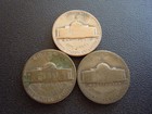 1943 S Jefferson Nickels- 3 Coins #19 — photo 2