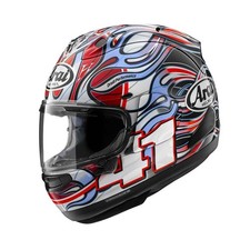 Casco moto integrale Arai RX-7V EVO Haga WSBK replica - blu/rosso