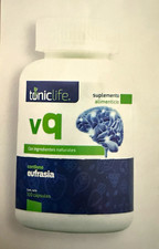 tonicLife VQ Eufrasia Natural Ingredient Capsules for Brain Health 100 Count