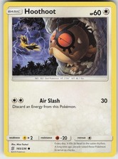 Hoothoot 165/236 SM - Unified Minds Pokemon Lightly Played LP