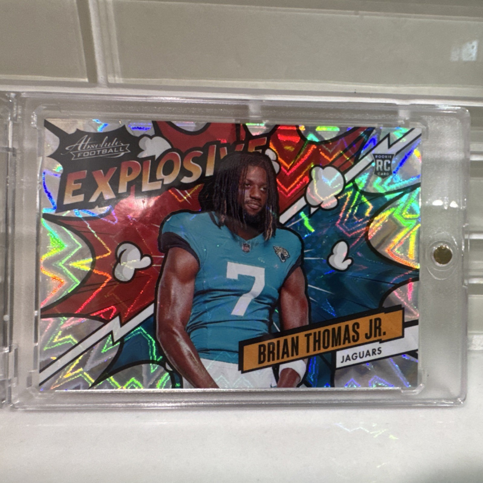 Panini 2024 Absolute Explosive Brian Thomas Jr. Rookie Insert #EX-BTJ Jaguars