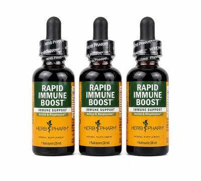 3Pack ( 1 oz Each)   Herb Pharm Rapid Immune Boost, Active Immune Support
