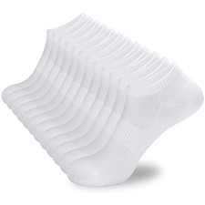 12 Pairs Ankle Socks Womens/Men Thin Low Cut No Show Athletic Socks