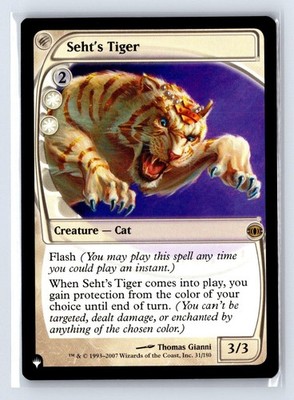 Seht's Tiger 31/180 Regular Rare The List Reprints Magic: The Gathering LP