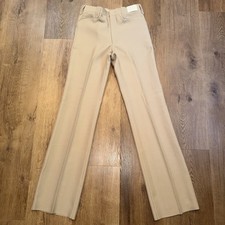 Vtg 70s Western Pants Polyester Rockabilly Cowboy Disco NOS New Mens 29 Unhemmed