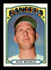 1972 Topps #365 Dick Bosman   EX/EX+ X3704956