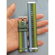 New Dynamic Green Woven Nylon Watch Band Strap 22mm For OPPO Watch S/X2/X