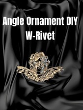 Angel Ornament/Concho Bags,shoes, Belts, Bracelets 1.25 Wide DIY