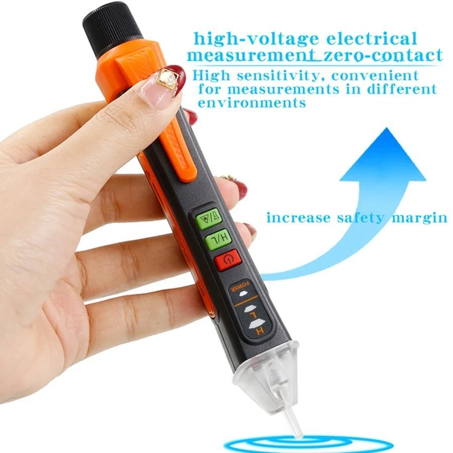 Voltage Pen Electric Power Alert Detector Tester UK 1AC-D Volt Non Contact - Image 3 of 4