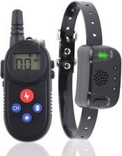 Dog Training Collar Chargeable 3000ft Voice Remote Control Vibration Waterproof